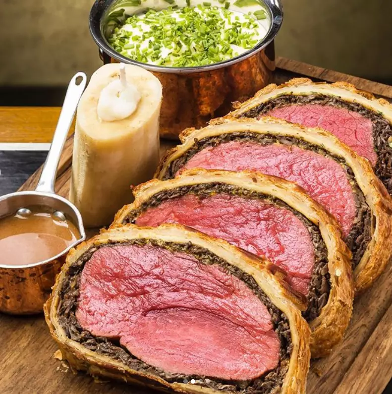 People had fewer qualms with his more conventional Wellington, though some people said it looked raw.