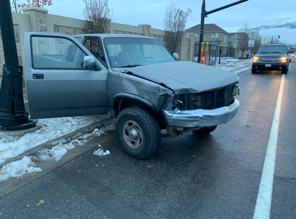 A teen has crashed her car in the US after attempting the 'Bird Box Challenge' while driving.