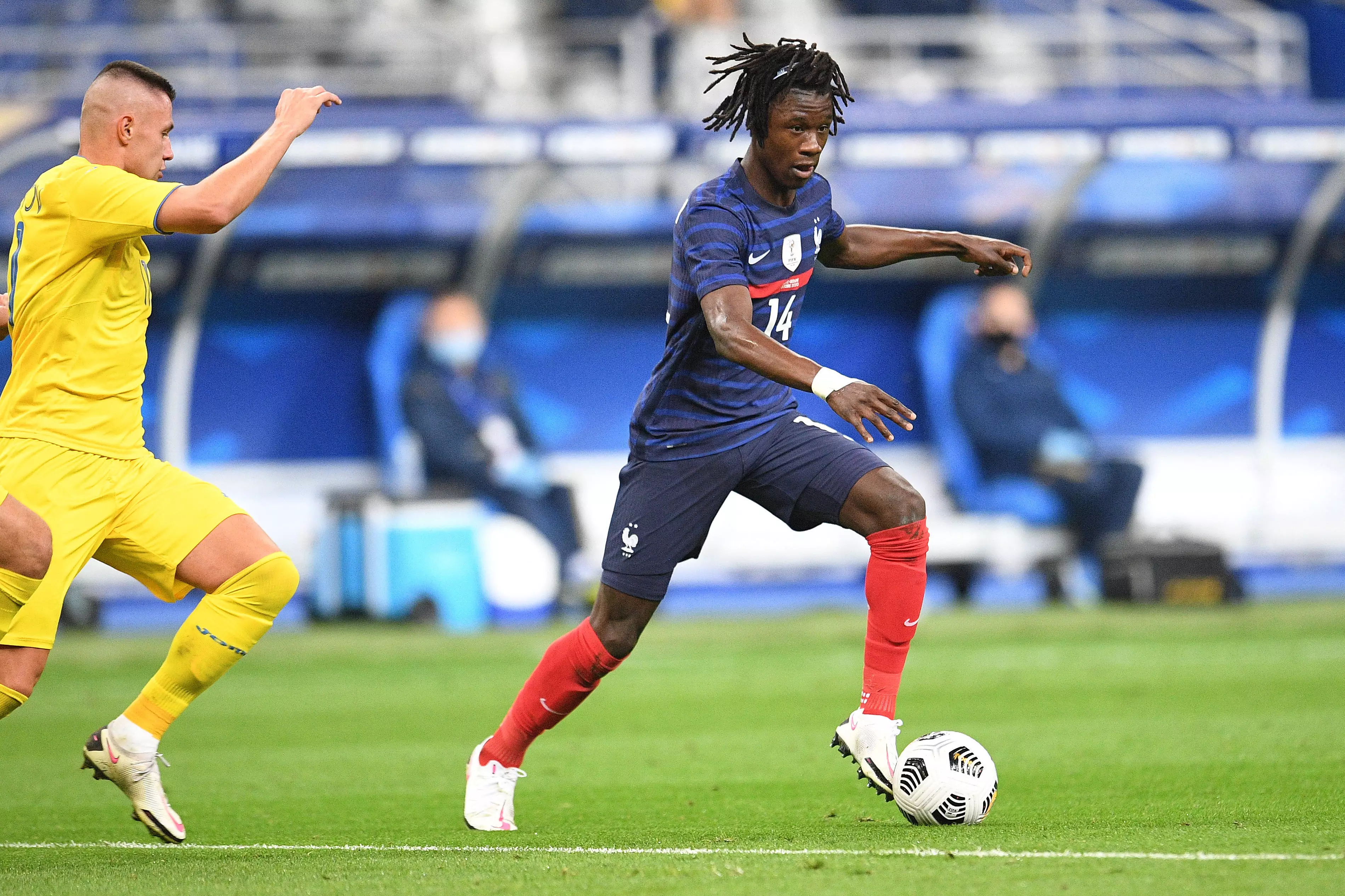 Camavinga already has three caps for France and has scored once. Image: PA Images
