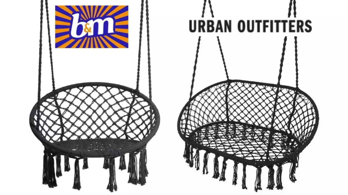 B&M’s £30 Hanging Macrame Chair Is Just Like £200 Urban Outfitters One For A Fraction Of The Price