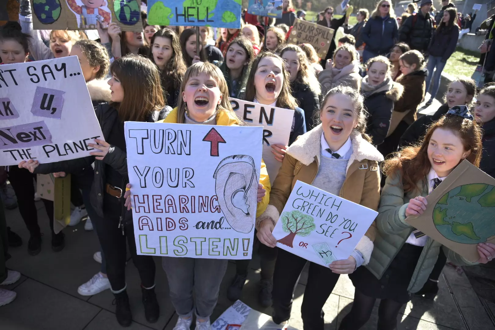 Pupils from schools across the world have come together to take part in 'youth strikes' over climate change.