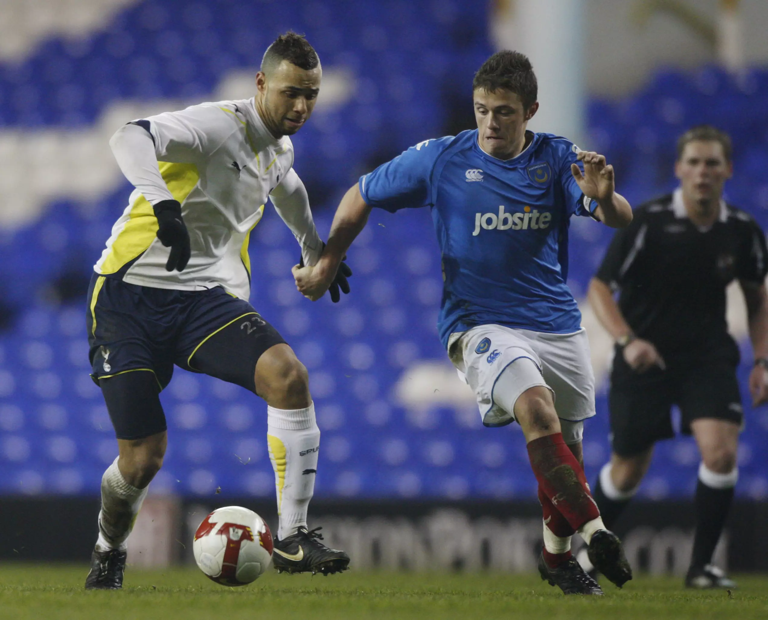 Bostock in action for Spurs. Image: PA