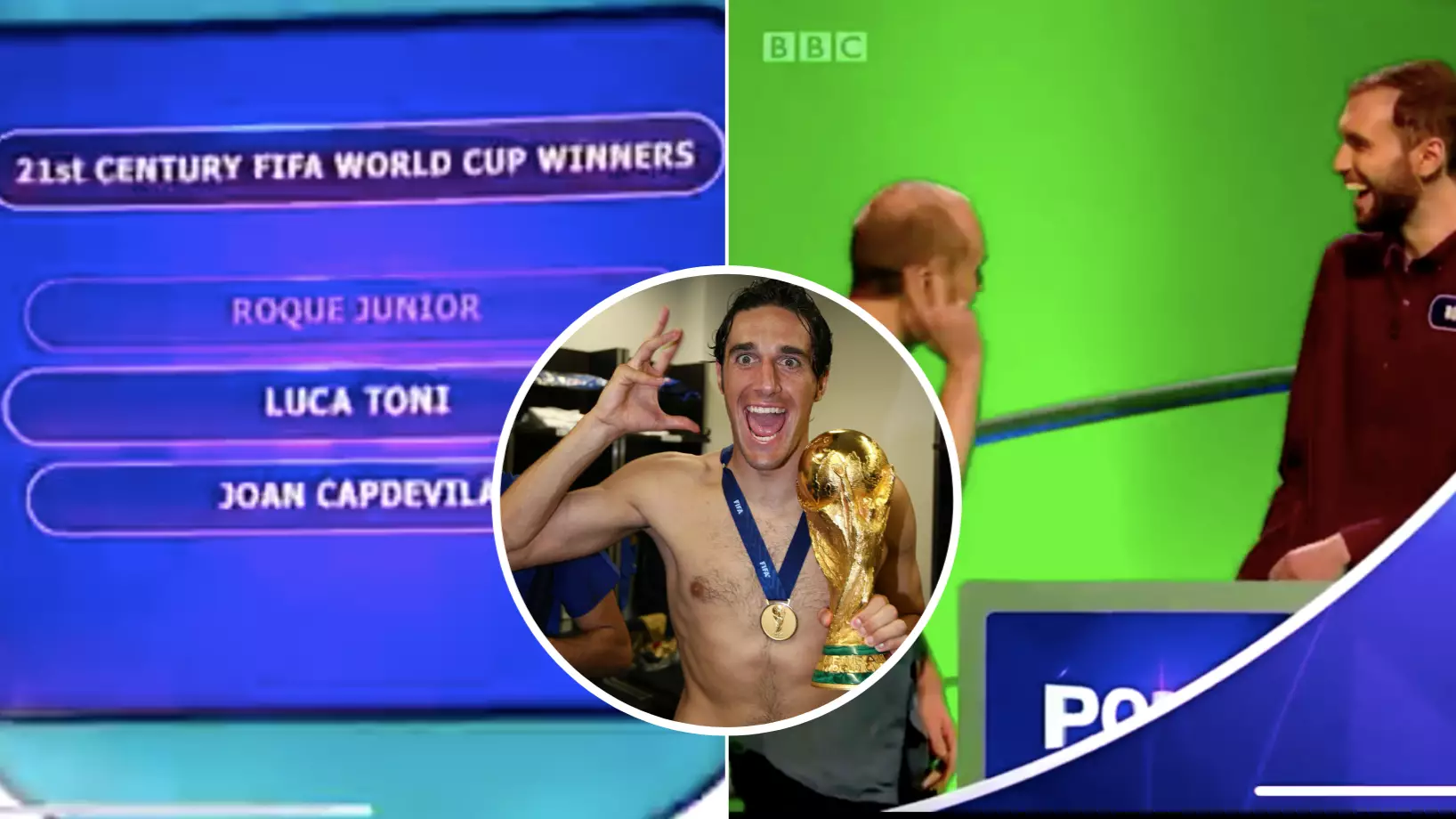 Pointless Contestant Celebrates With Luca Toni Celebration After He Wins Jackpot Prize