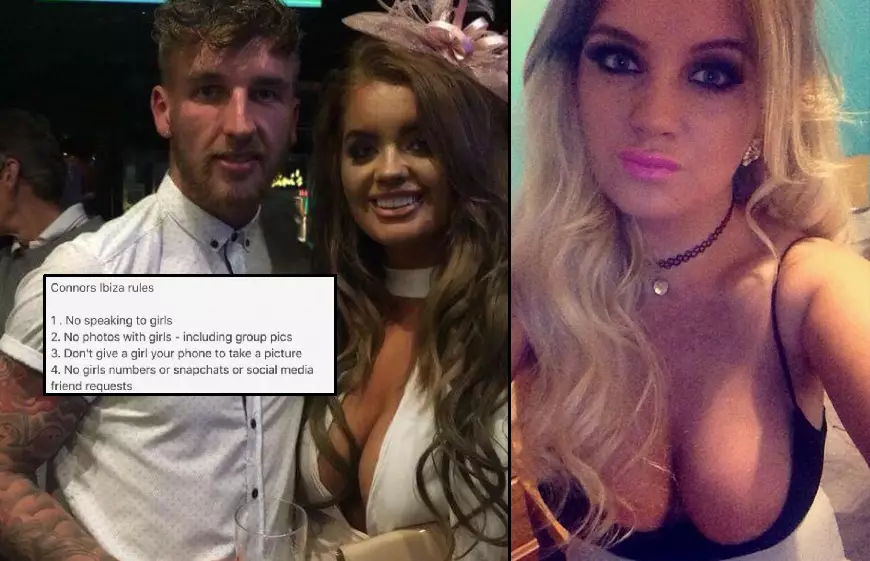 Millionaire Girlfriend Gives Her Boyfriend Outrageous List Of Rules For Holiday With The Lads