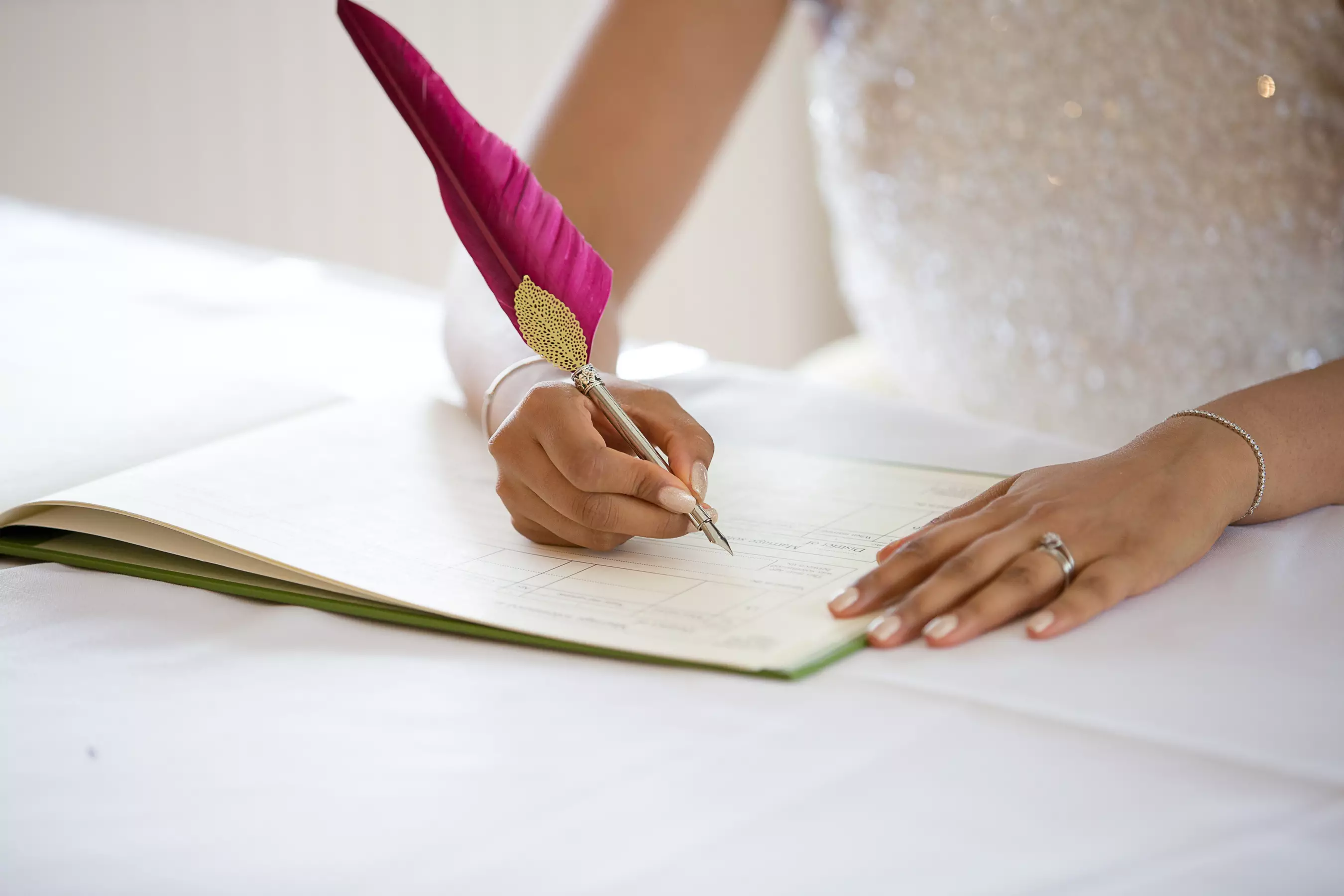 Marriages will now be recorded electronically rather than in a registry book (