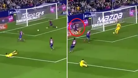 Watch: Levante Defender Produces The Worst Piece Of Defending You'll See This Weekend