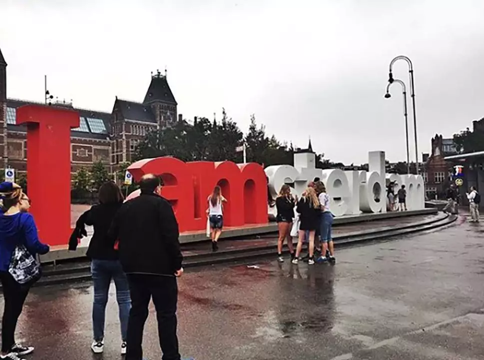 'I Amsterdam' Sign Removed.