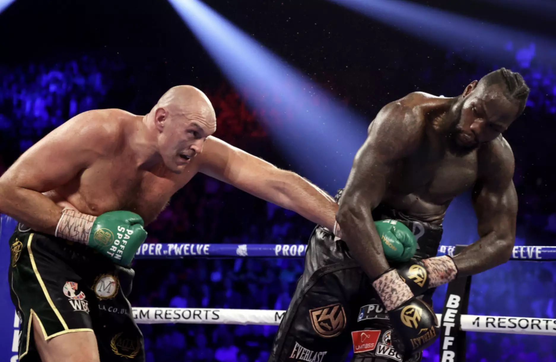 Tyson Fury stopped Deontay Wilder in the seventh round last time out