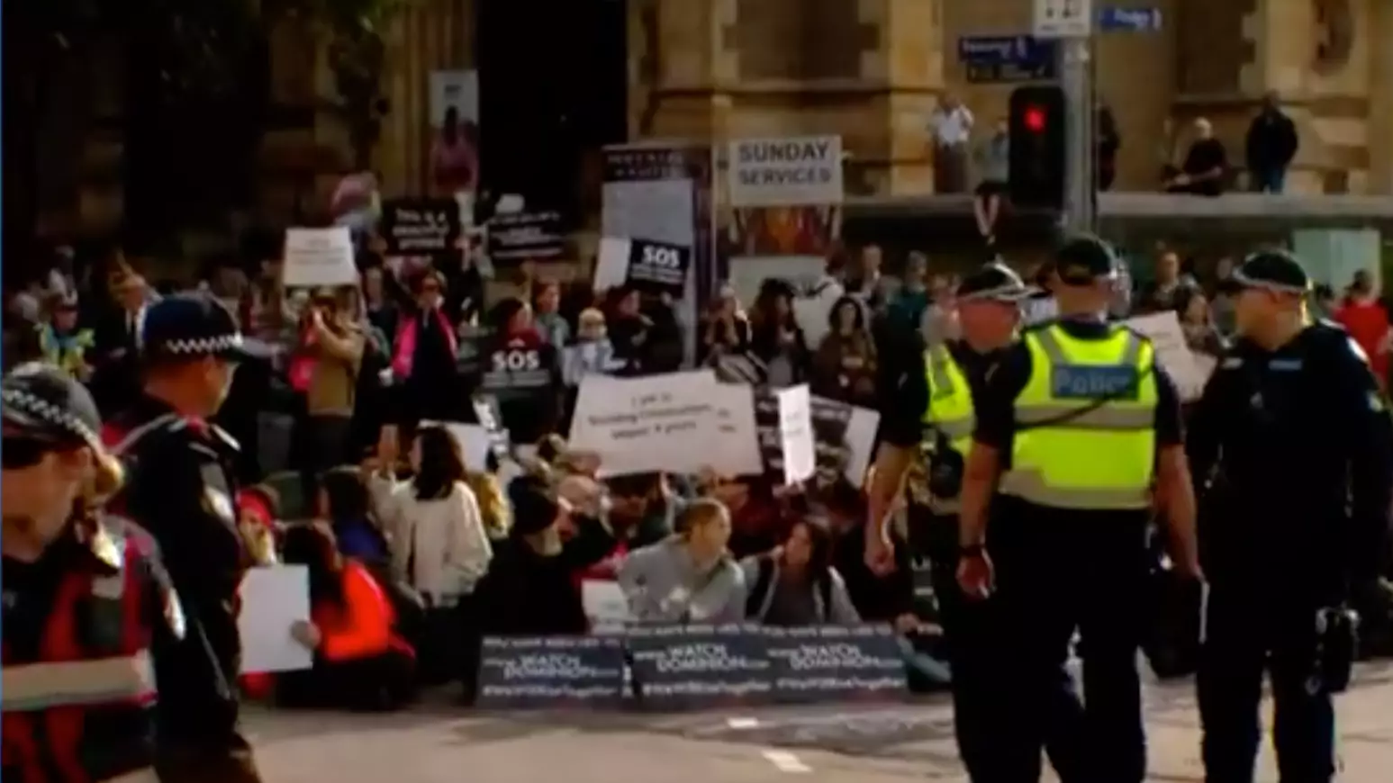 Forty People Have Been Charged With 122 Offences Over Melbourne Vegan Protest