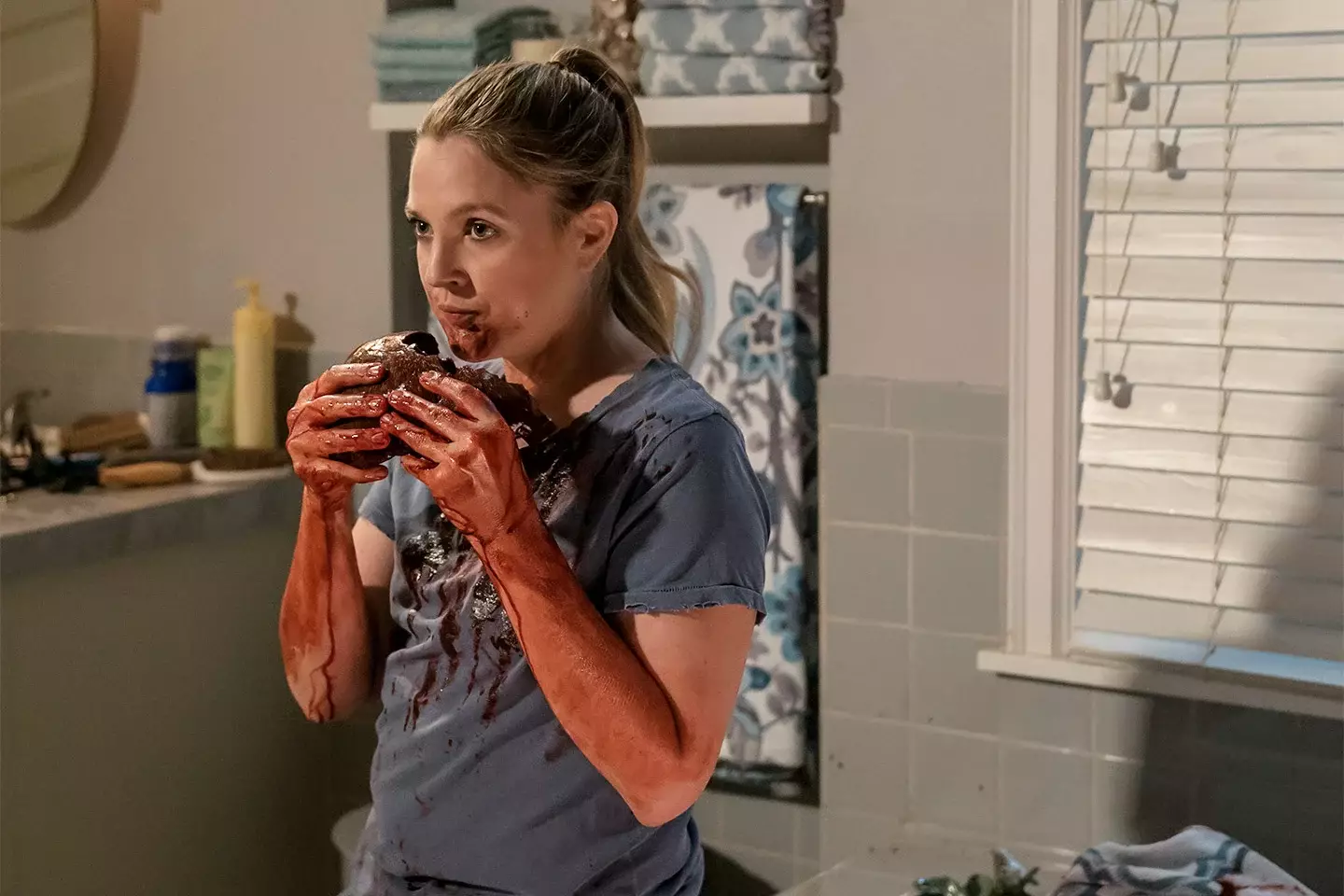 Drew Barrymore played zombie Sheila in Santa Clarita Diet (