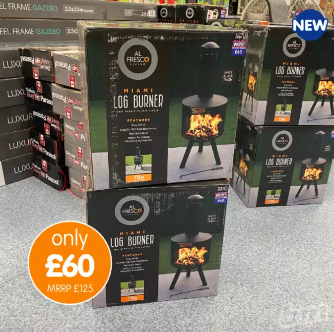 Fans went wild when B&M posted a photo of its £60 fire pit on Facebook (