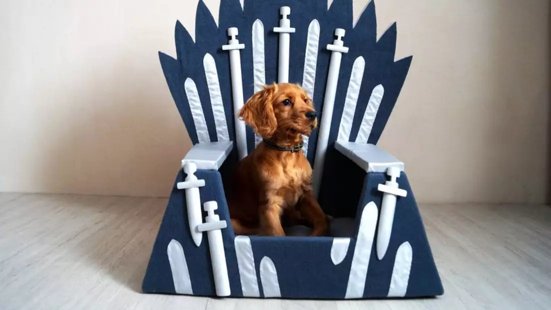 You Can Buy A Game Of Thrones Iron Throne Bed For Your Pet