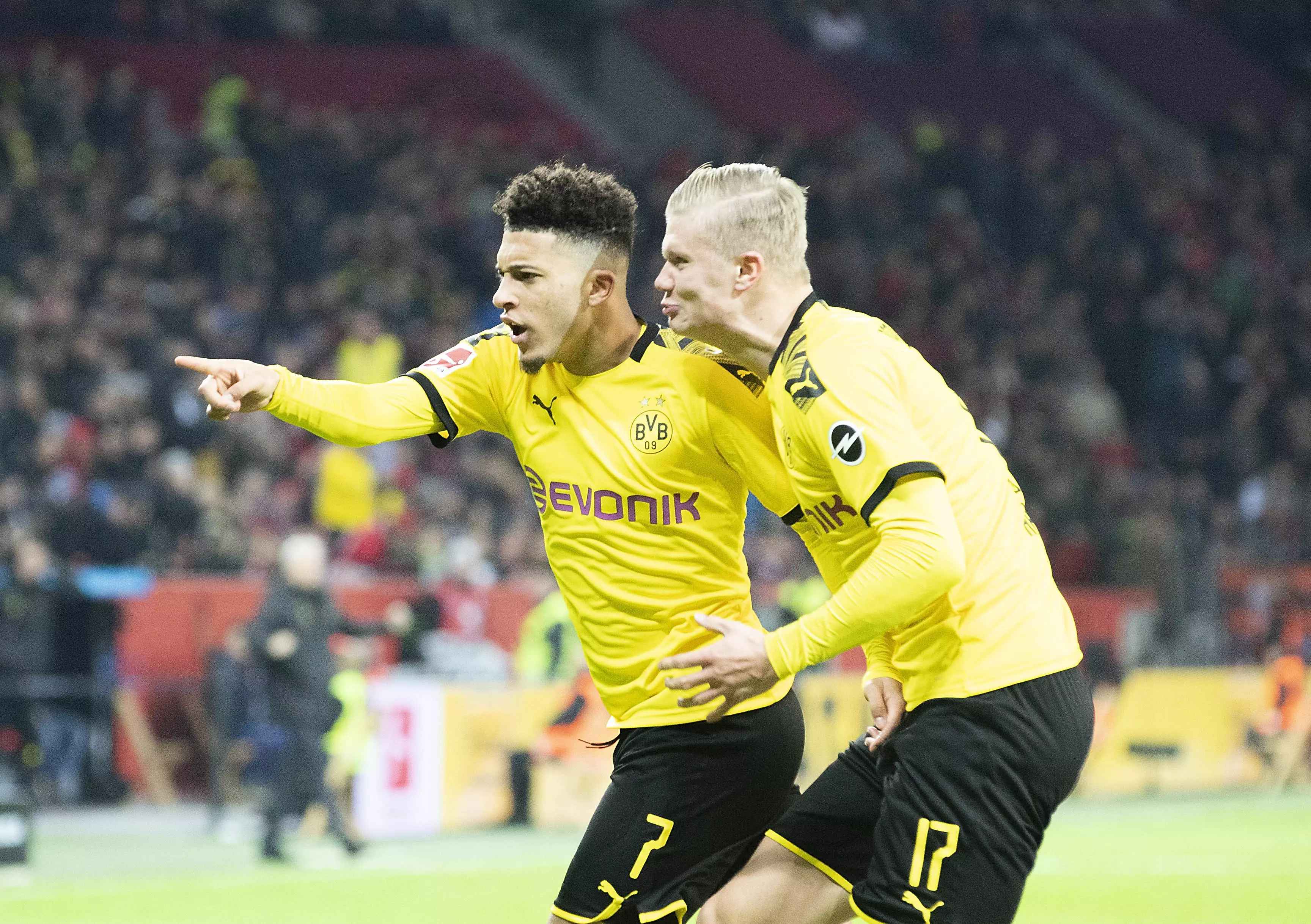 Sancho and Haaland have benefitted from a move to Dortmund. Image: PA Images