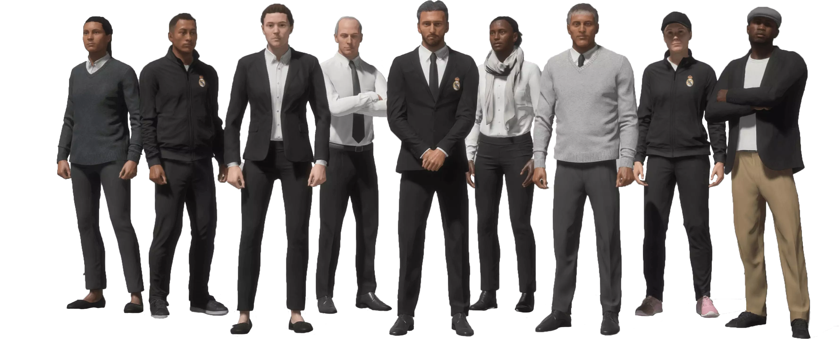 They'll be a wide array of manager 'looks' this year. Image: EA Sports