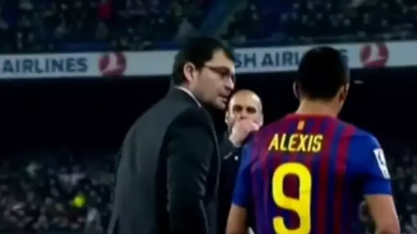 WATCH: Throwback To Pep Guardiola Being Furious With Alexis Sanchez