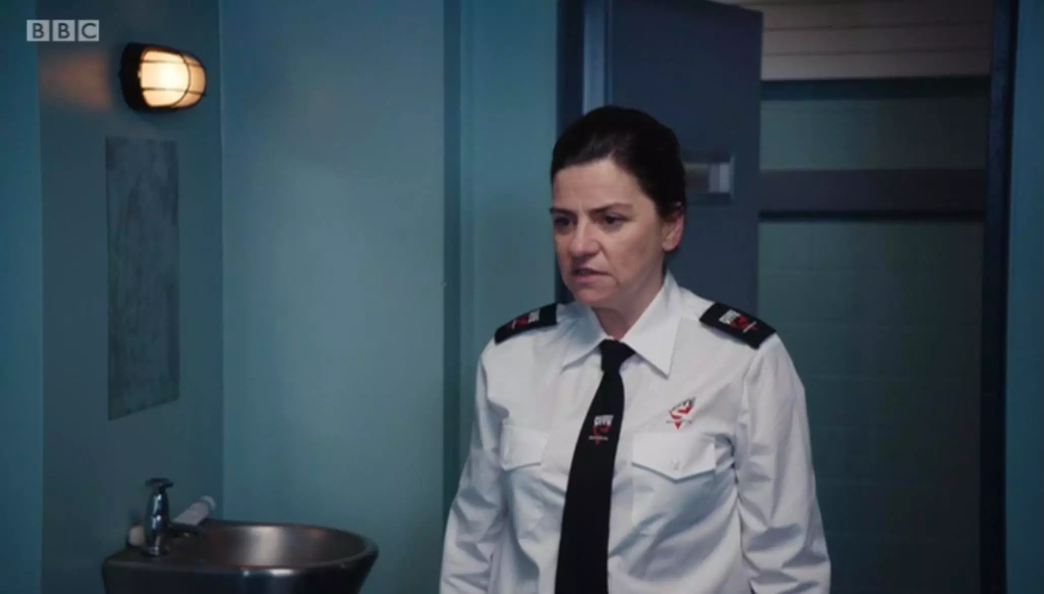 The prison guard appeared way back in series two (
