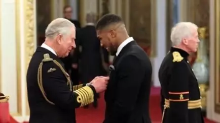 Anthony Joshua Has Been Awarded An OBE By Prince Charles Today