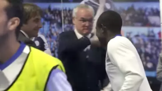 WATCH: The Brilliant Reunion Between Former Leicester Heroes Kante And Ranieri