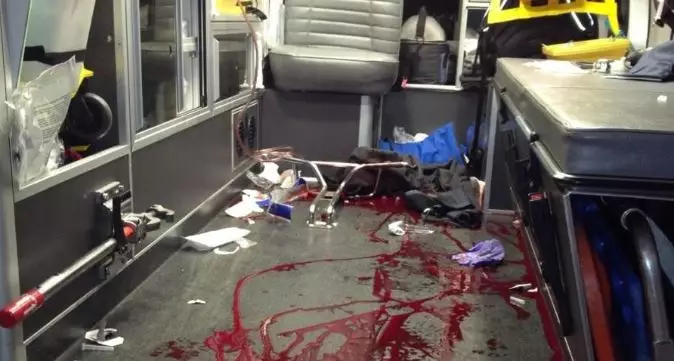 Paramedic's Gruesome Image And Caption Lays Bare Grim Reality Of Gun Violence