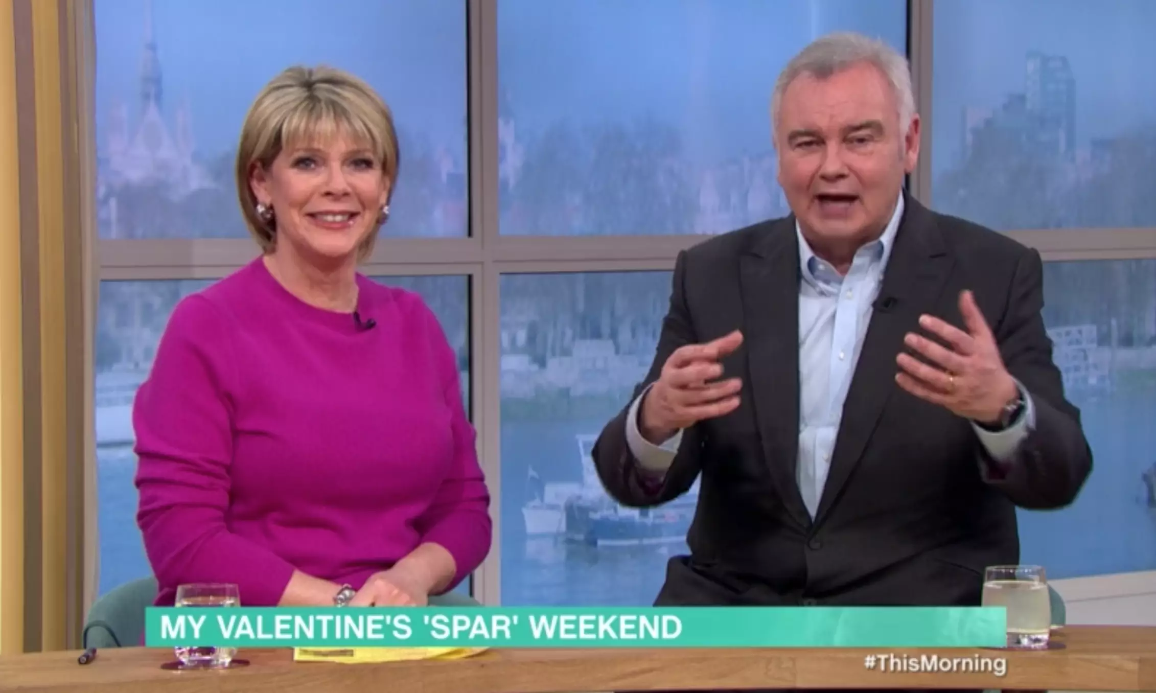 Eamonn mentioned he thought Ruth wouldn't have been best impressed had he done it to her (