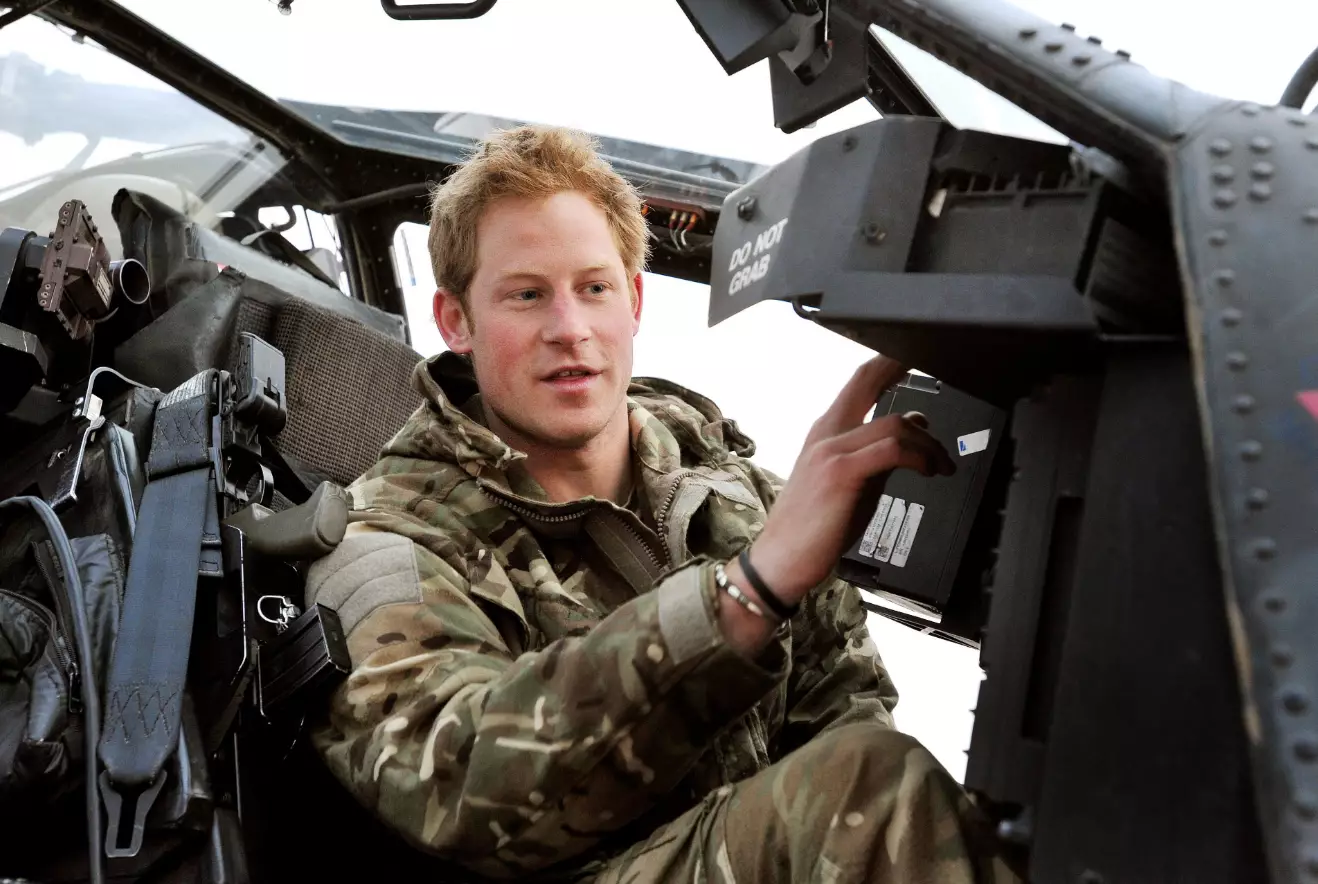 Prince Harry in Afghanistan in 2012.