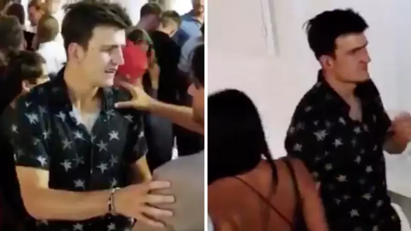 Video Of Harry Maguire In Mykonos Hours Before Arrest Emerges