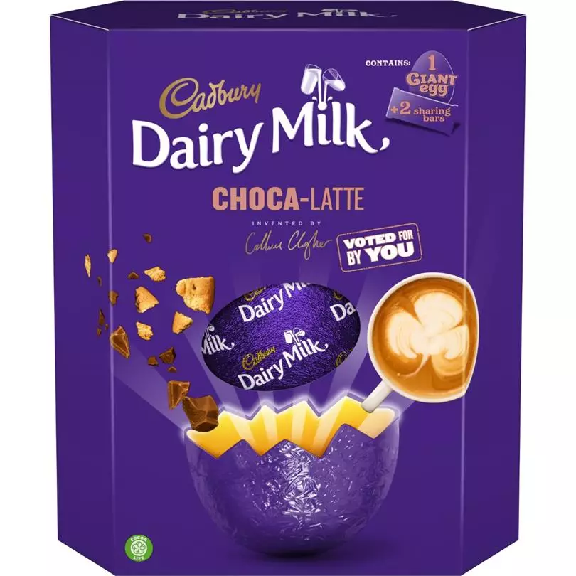 Choca-Latte chocolate was designed by Callum Clogher who entered a Cadbury competition earlier this year. (