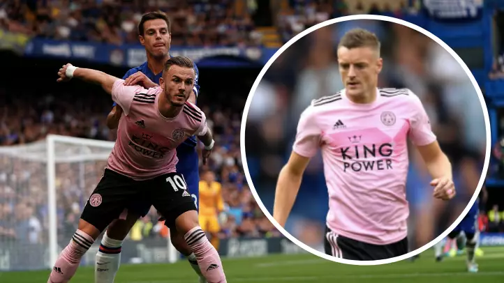 Leicester away top kit pink