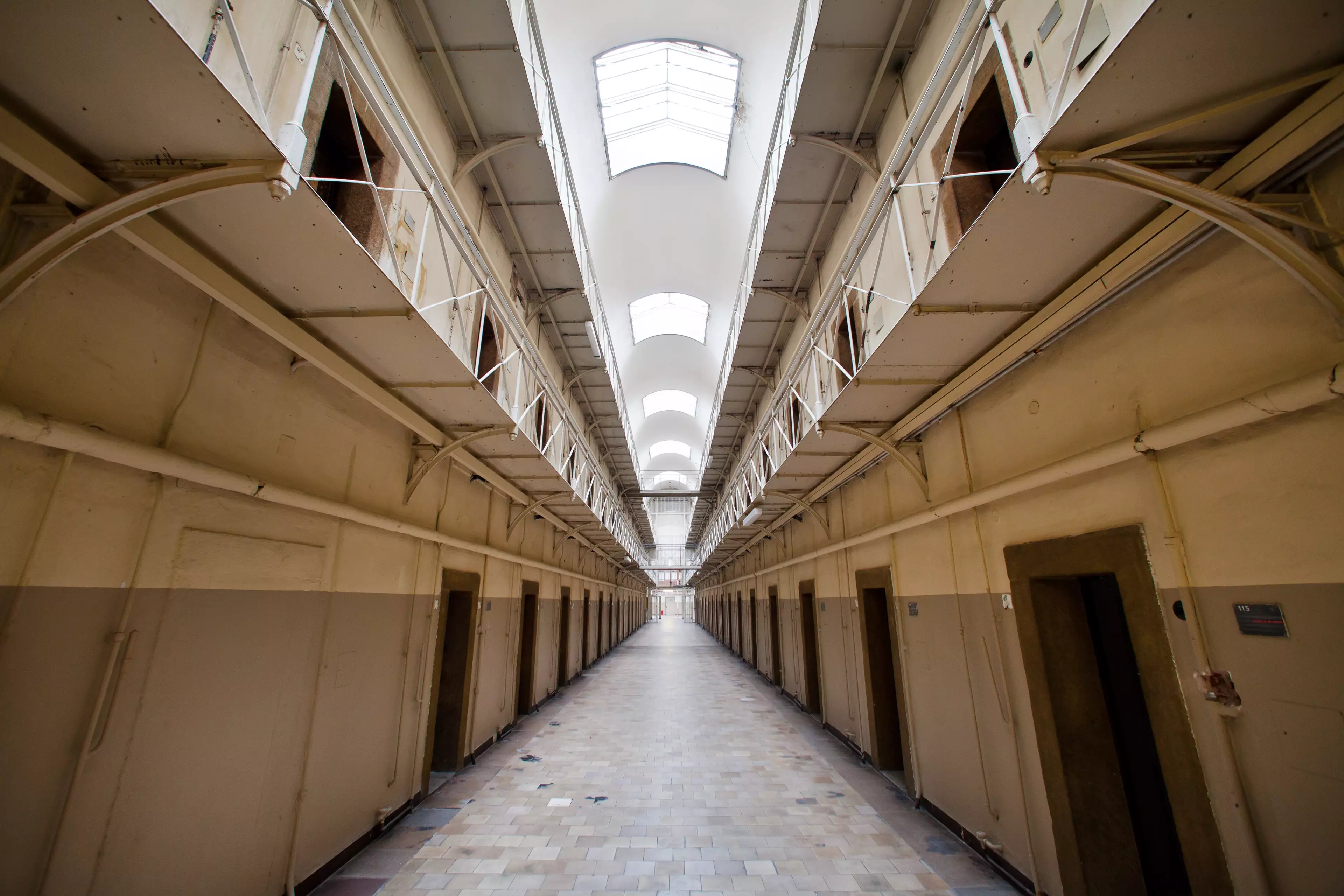 Stock image of prison.
