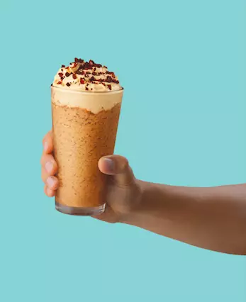 The Caramel Cream Frap seems like it'll be our new favourite (