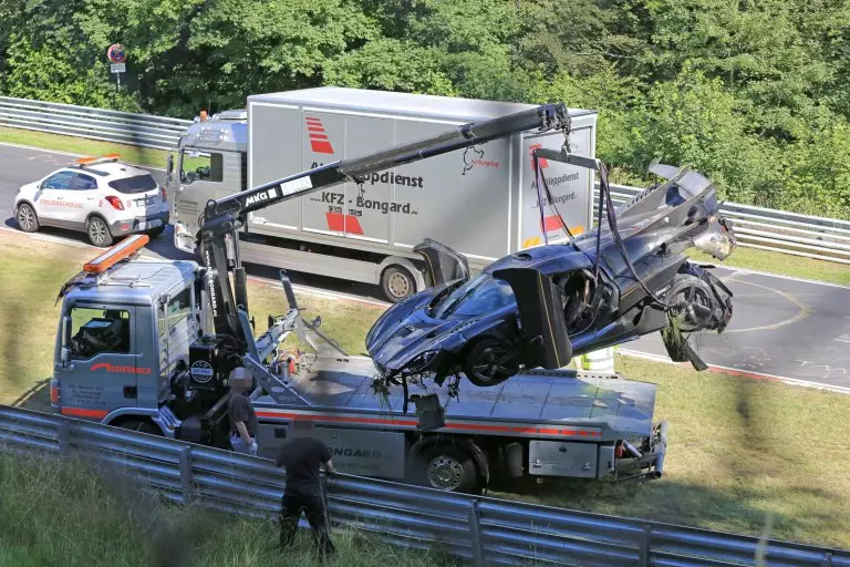 Someone Has Crashed The World's Most Expensive Car