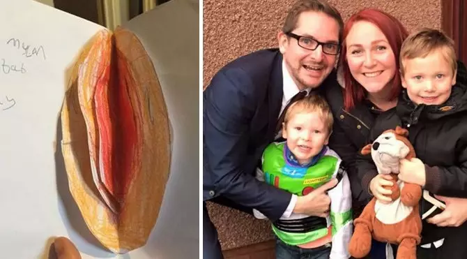 Little Lad Makes Mum Pop-Up Easter Card With Accidental NSFW Surprise Inside