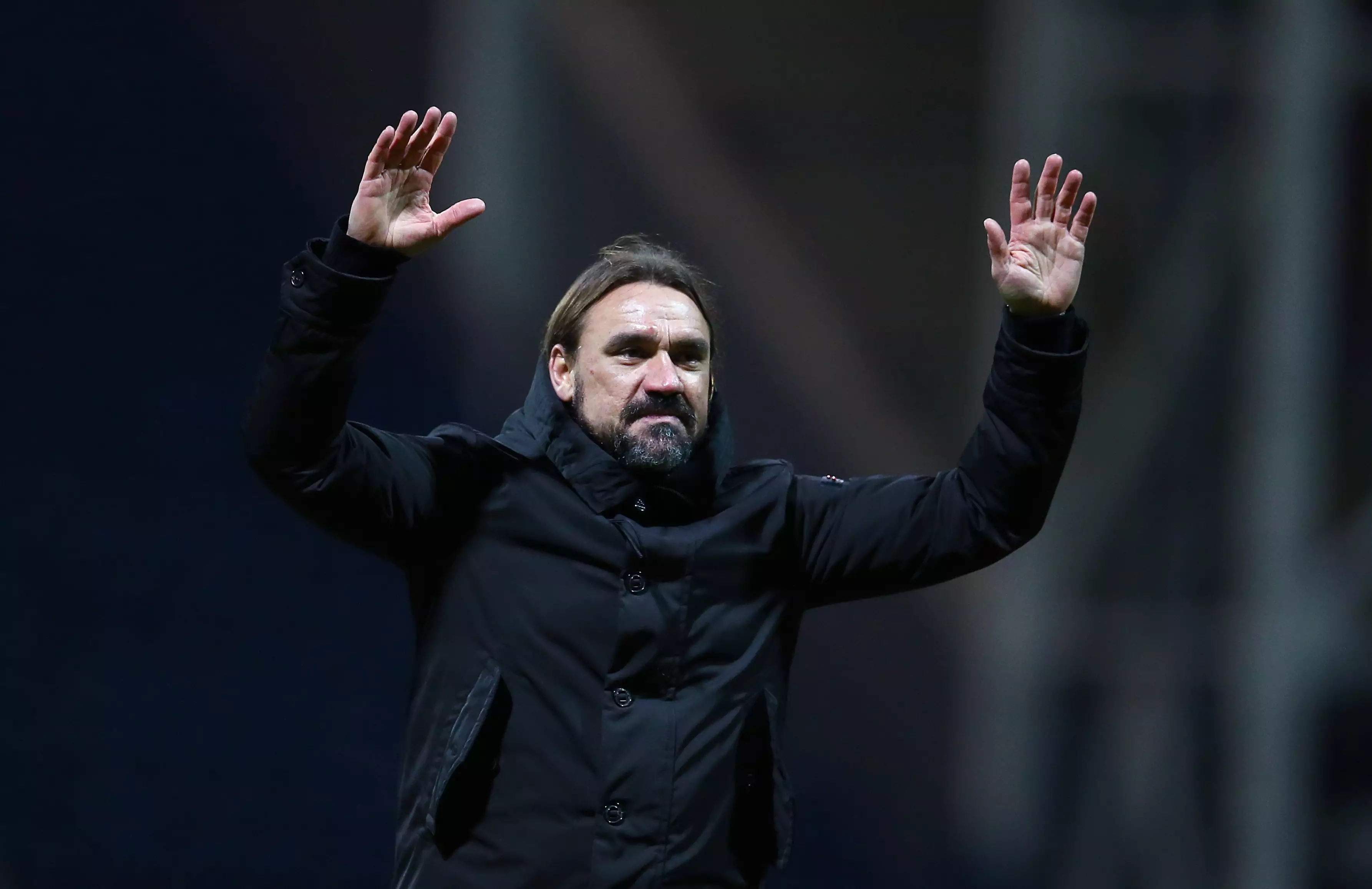 Daniel Farke did a great job getting his side promoted but staying up looks a near impossible task right now. Image: PA Images