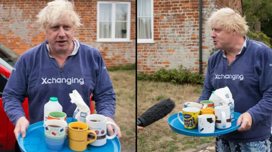 Boris Johnson Avoids Questions About Burkas By Offering People Cups Of Tea
