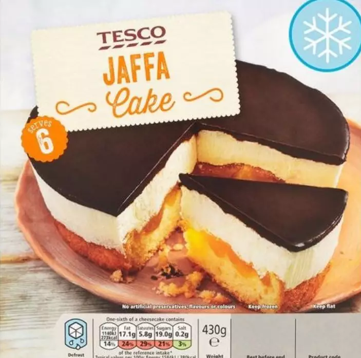 Tesco's Jaffa Cake looks very tasty.