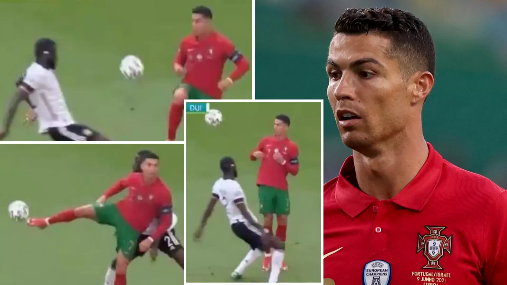 Cristiano Ronaldo Blasted As A 'Fool' After Showboating Skill Against Antonio Rudiger In Portugal Defeat