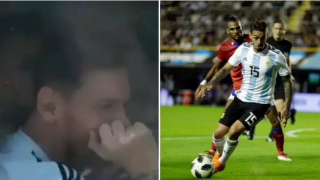 Lionel Messi And Argentina Players Very Upset Over Manuel Lanzini Injury