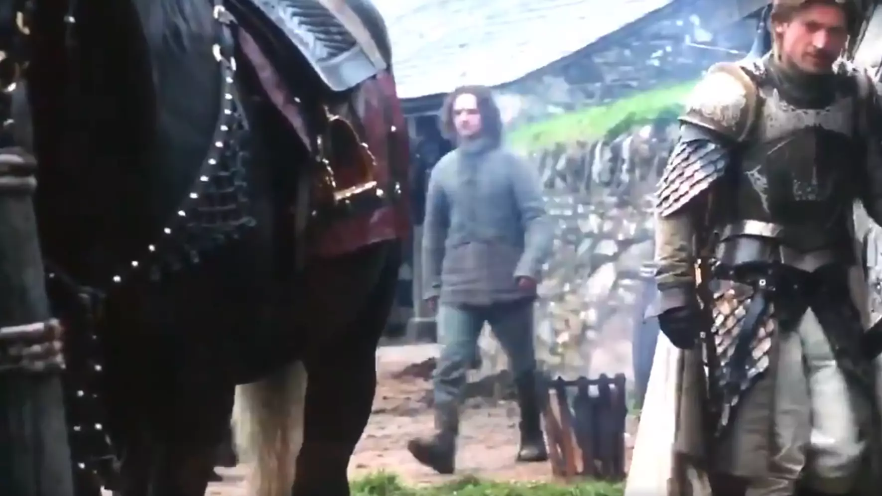 Game Of Thrones Season One Extra Spotted Wearing Modern Looking Clothes