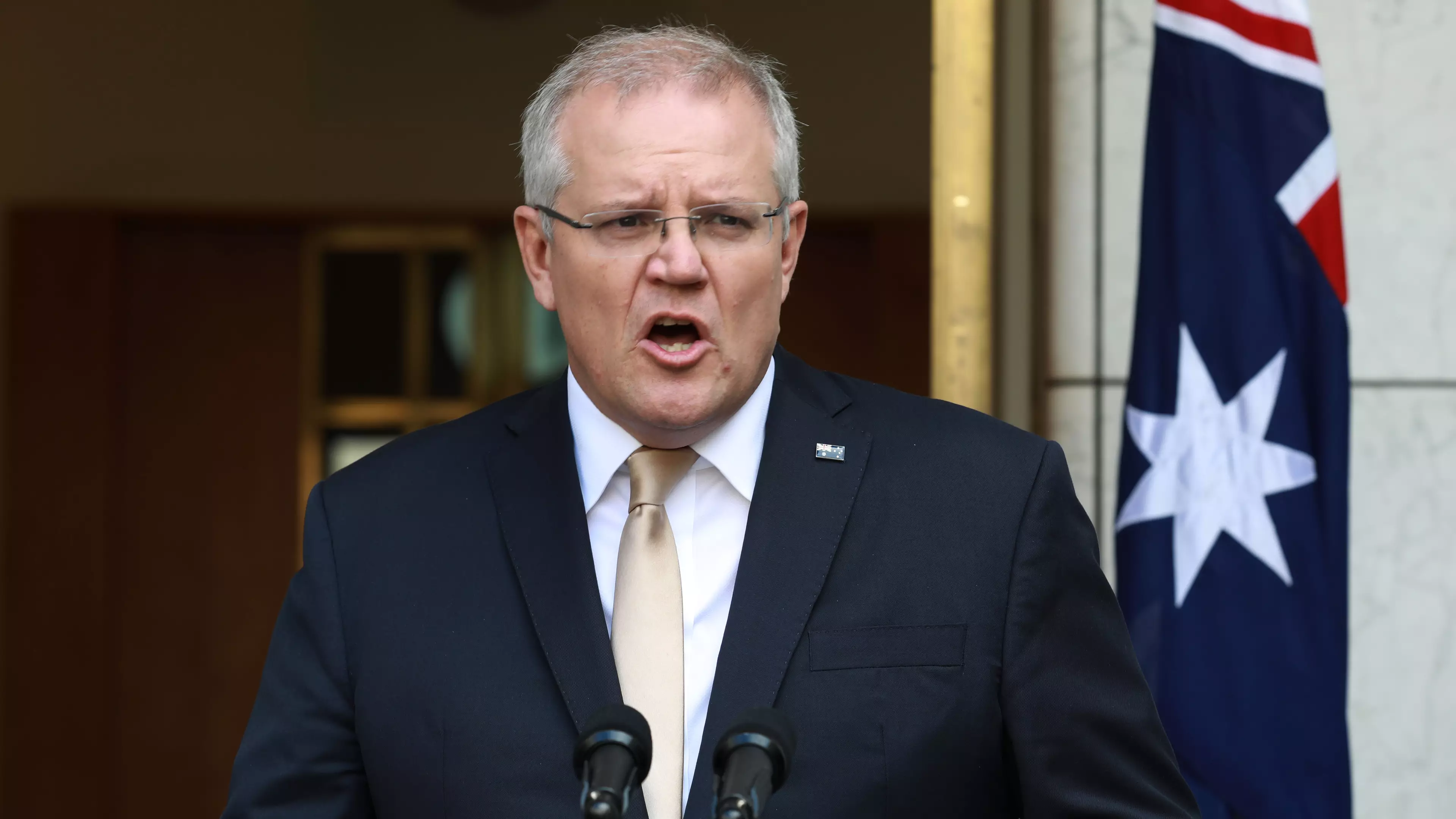 Scott Morrison Announces Three Step Plan To Take Australia Out Of Coronavirus Pandemic