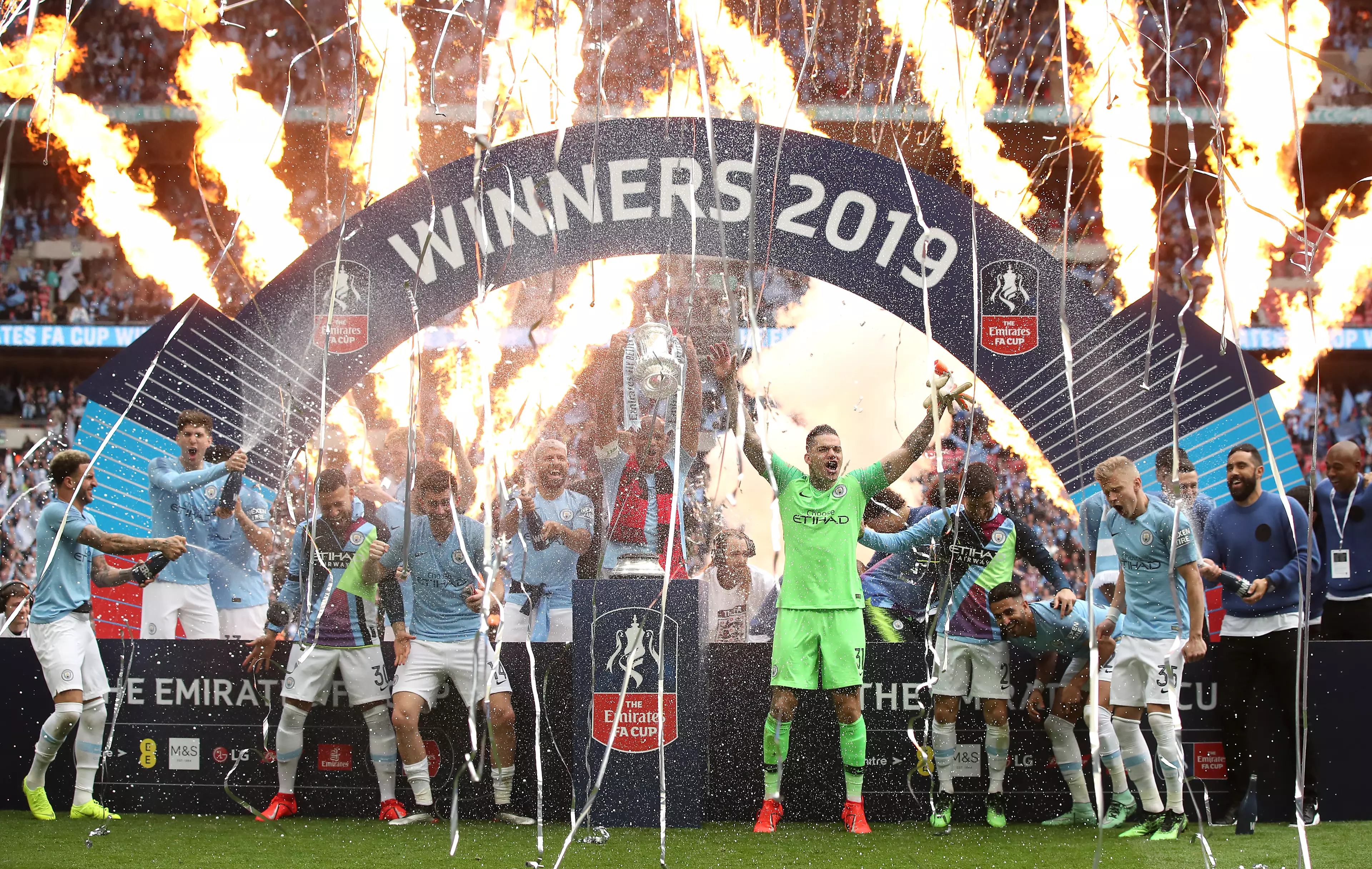 Manchester City won last season's FA Cup. Image: PA Images