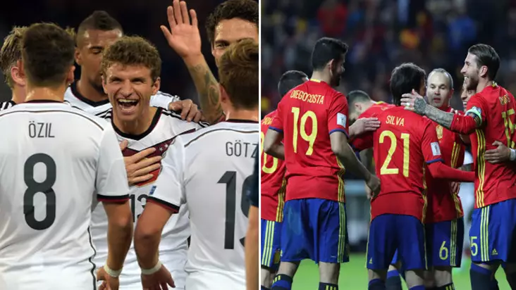Leaked Images Of Spain And Germany's Stunning Away World Cup Kits