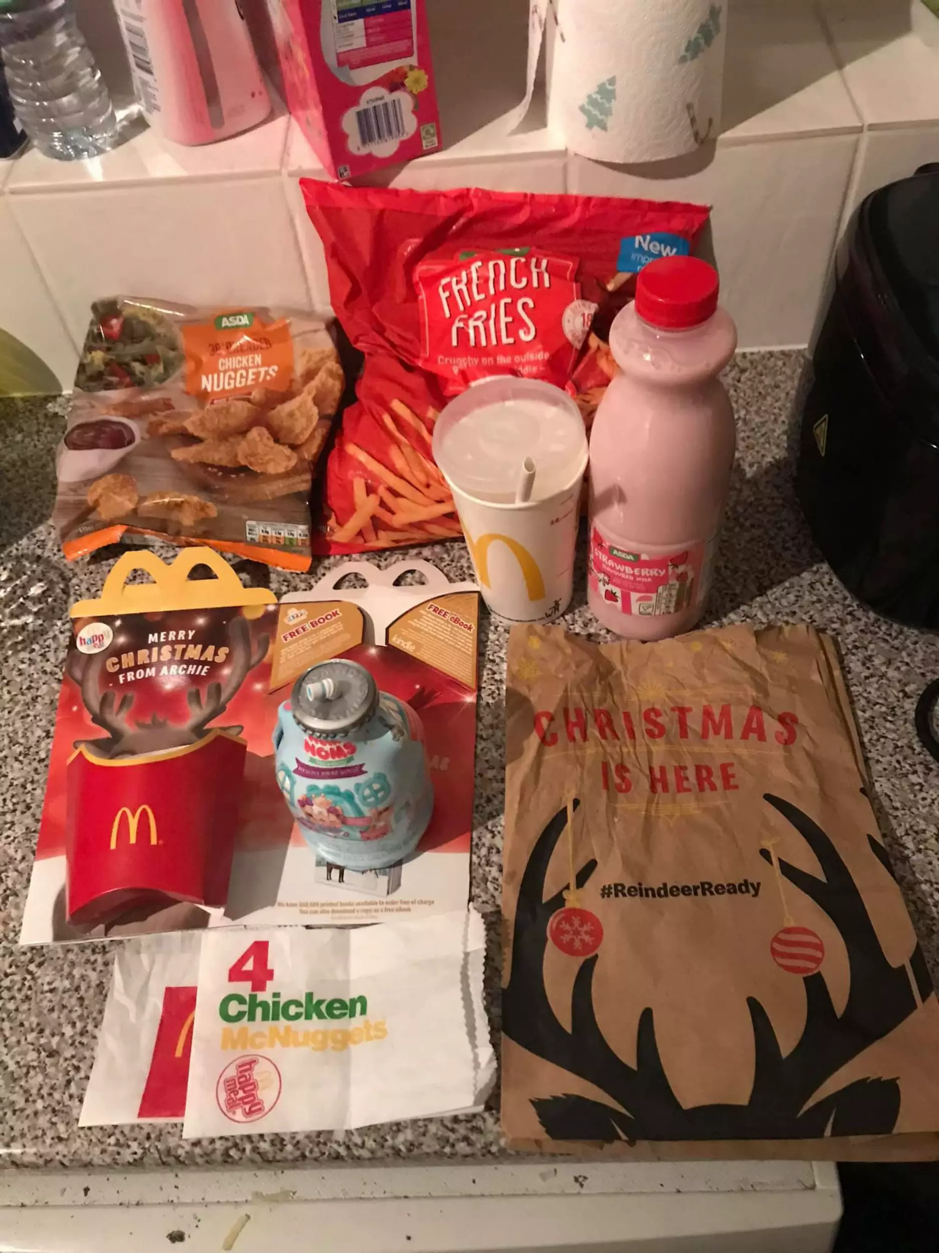 Another dad has come up with this - a homemade McDonald's.