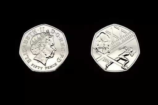 The 2012 Commonwealth Games coin can sell for up to £20 - £40 online.