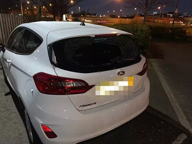 Hollie Coates finished her shift in the A+E department to find her car vandalised.