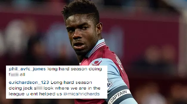 Micah Richards Reacts Badly After Being Tagged In Instagram Picture