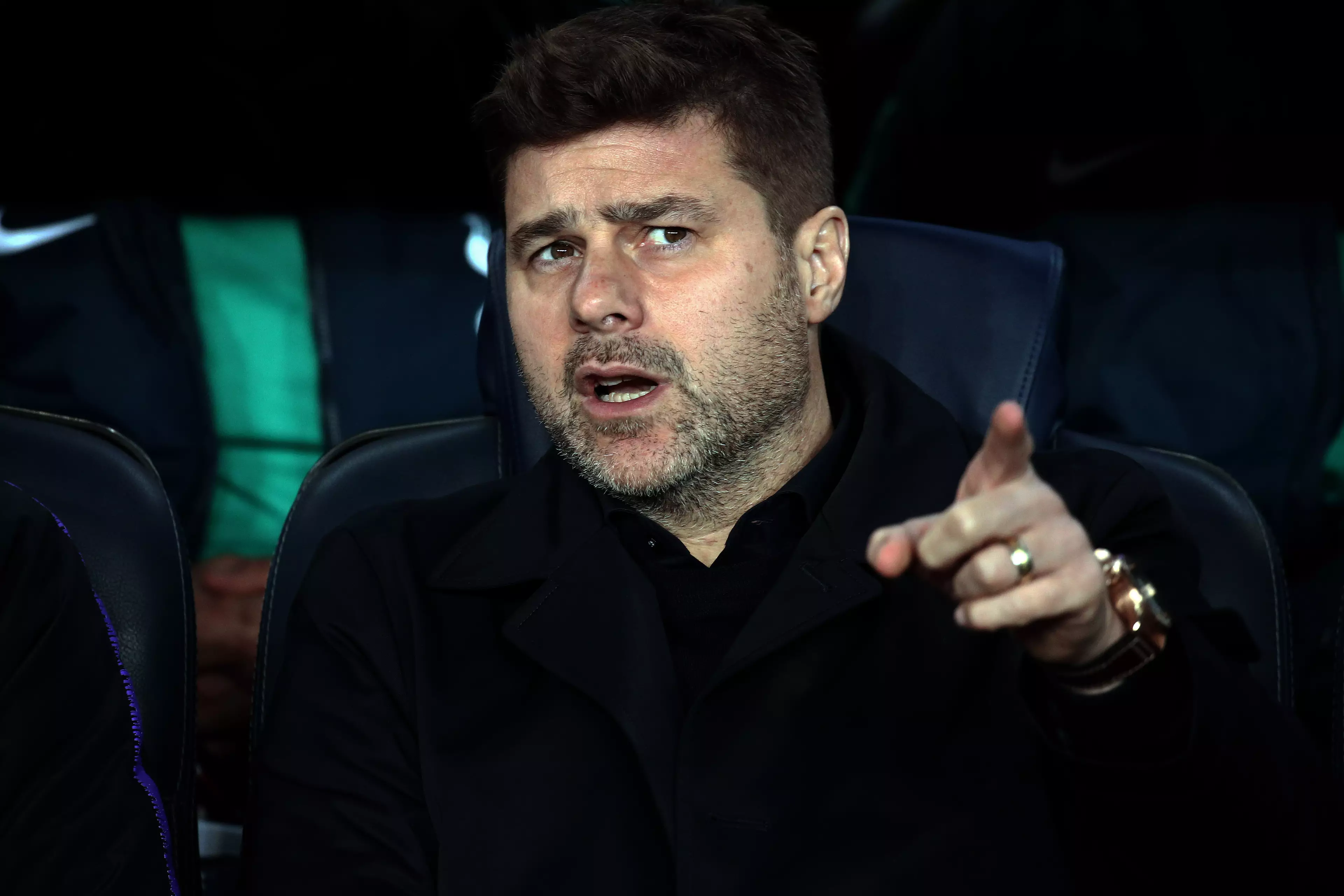 Pochettino asking for directions to Old Trafford. Image: PA Images