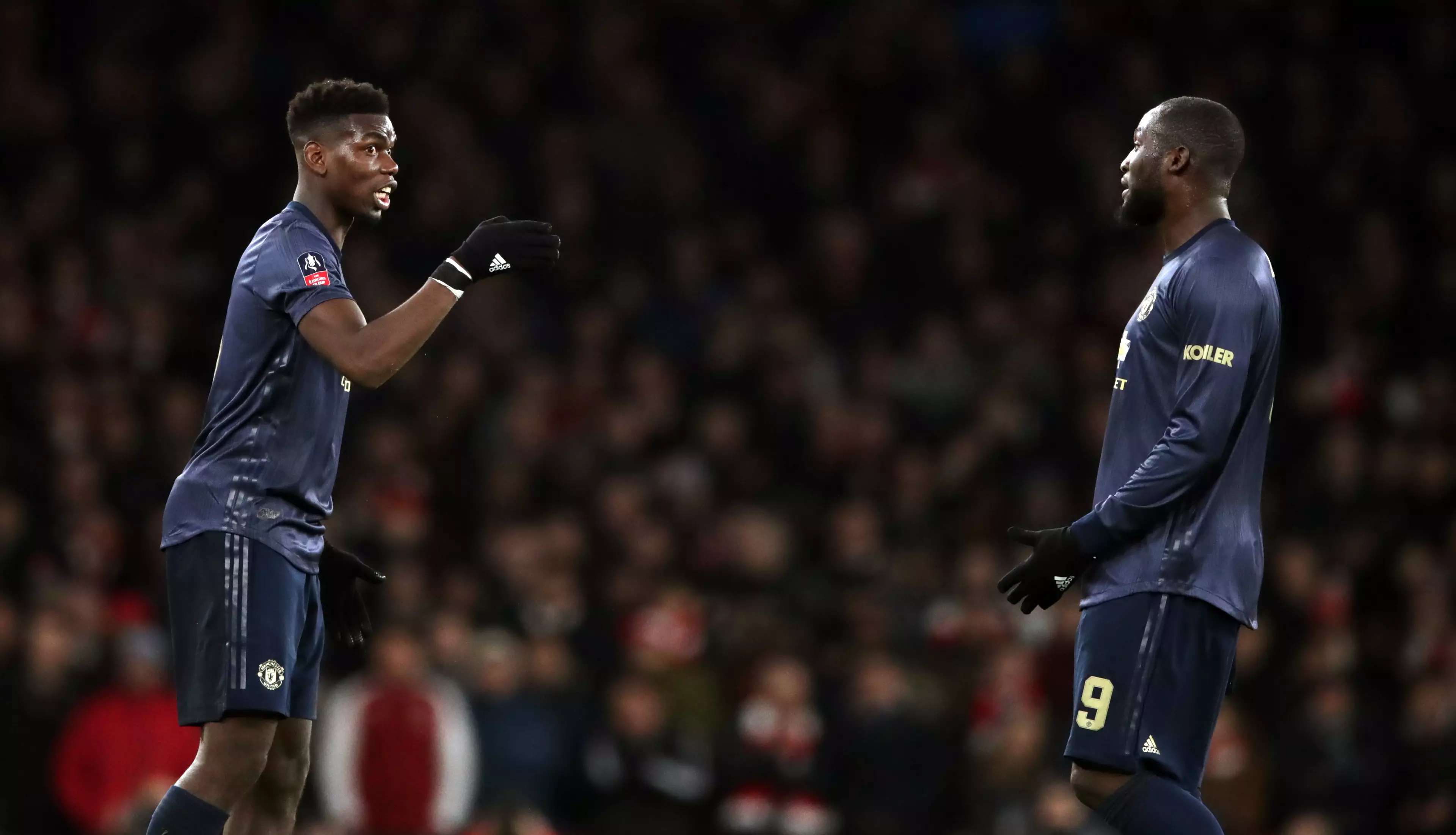 Pogba, left, stayed at the club but Lukaku, right, has left for Serie A. Image: PA Images