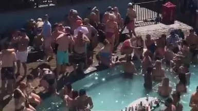 Hundreds Enjoy Huge Memorial Day Pool Party In The US