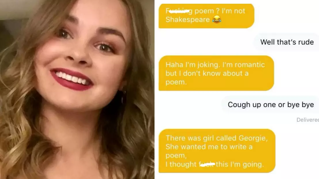​Student Who Asked Tinder Dates To Send Her Valentine's Poems Says 'Romance Is Dead'