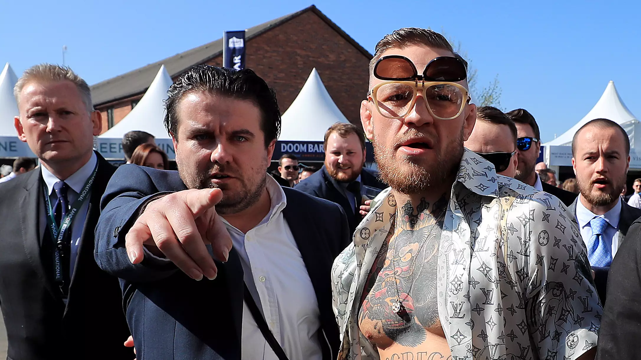 Conor McGregor Rocks Up To Aintree Exactly Like You Imagine He Would